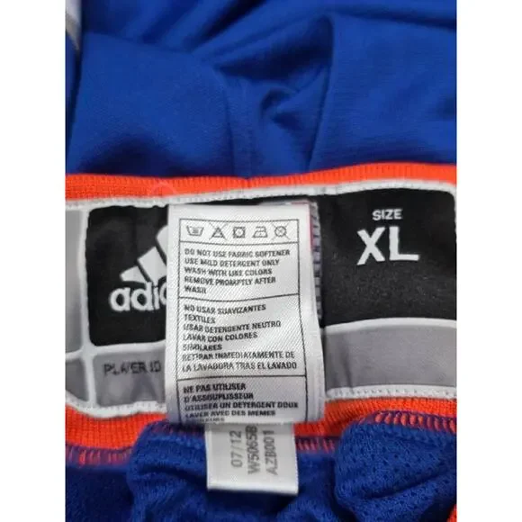Adidas NBA New York Knicks Basketball Shorts Blue XL A004292 - Picture 8 of 11